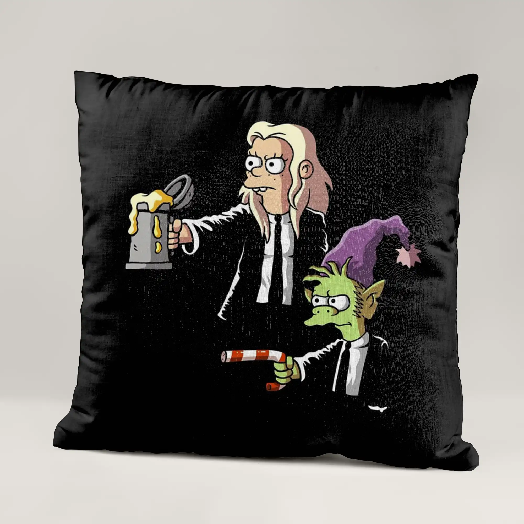 کوسن طرح طلسم شدگان Disenchantment کد 5 290,000 تومان &Ndash; کارماتوس خرید خرید و قیمت کوسن طرح طلسم شدگان Disenchantment - کارماتوس (دکوراسیون, کوسن, کوسن انیمیشنی) از کرماتوس