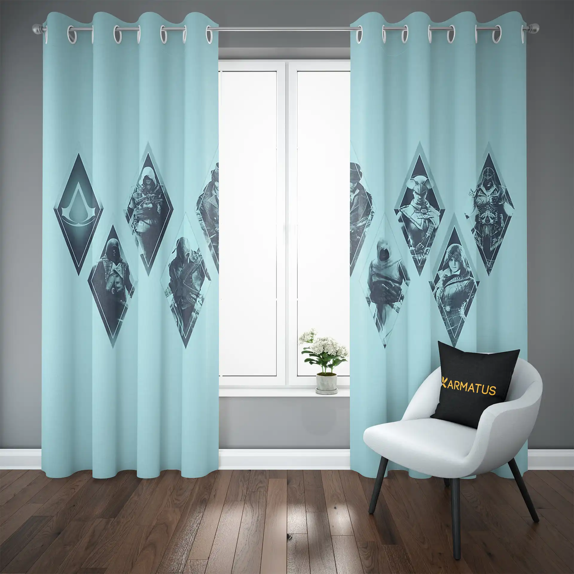 پرده پانچ گیم اساسین کرید | کالکشن Game - مدل Ac-002 3,499,000 تومان &Ndash; کارماتوس خرید و قیمت پرده پانچ طرح اساسین کرید Assassins Creed - کارماتوس