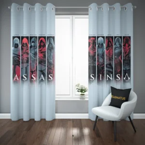 خرید و قیمت پرده پانچ طرح اساسین کرید Assassins Creed - کارماتوس