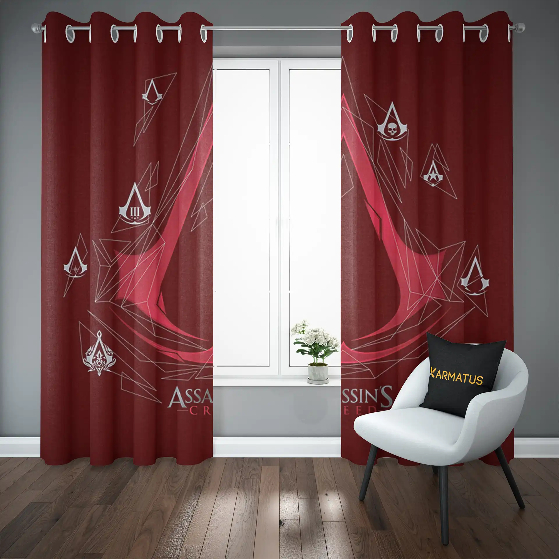 پرده پانچ گیم اساسین کرید | کالکشن Game - مدل Ac-005 3,499,000 تومان &Ndash; کارماتوس خرید و قیمت پرده پانچ طرح اساسین کرید Assassins Creed - کارماتوس