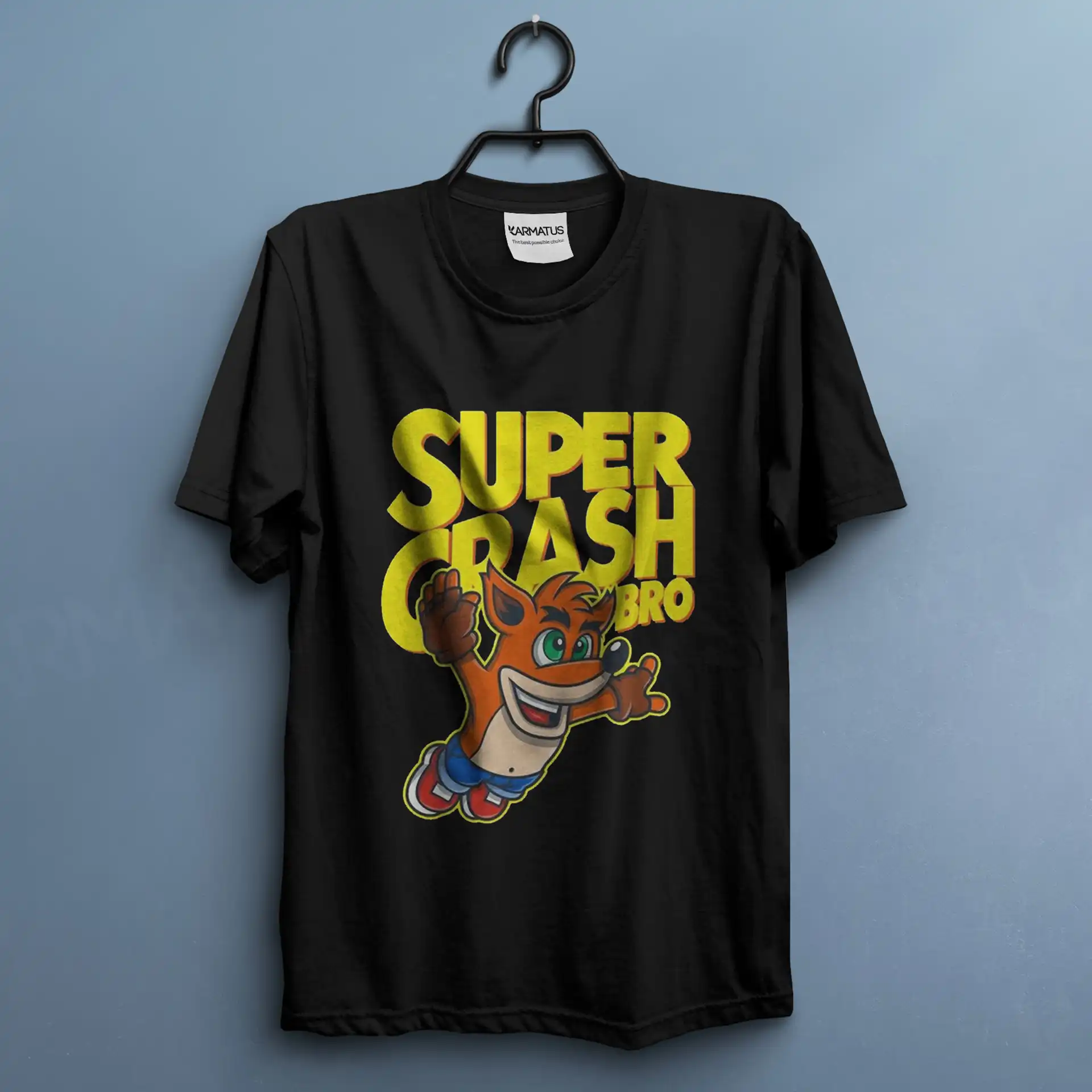 تیشرت کراش | کالکشن Game - مدل Cb-06 599,000 تومان &Ndash; کارماتوس تیشرت طرح کراش Crash Bandicoot