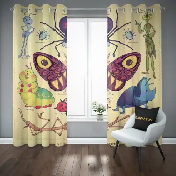 پرده پانچ طرح زندگی یک حشره A Bug'S Life