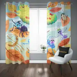 پرده پانچ طرح زندگی یک حشره A Bug'S Life