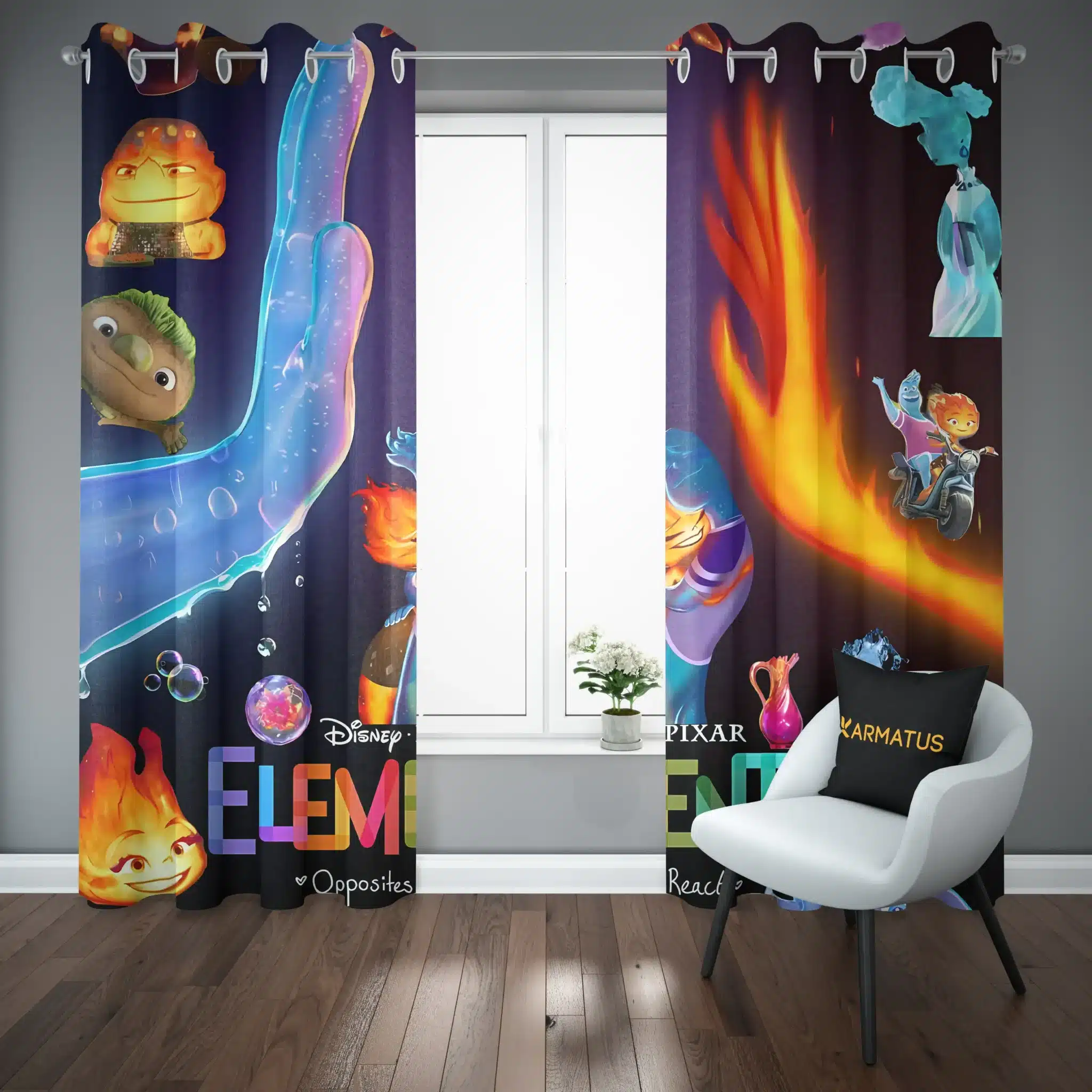 پرده پانچ طرح المنتال Elemental کد 4 3,499,000 تومان &Ndash; کارماتوس پرده پانچ طرح المنتال Elemental