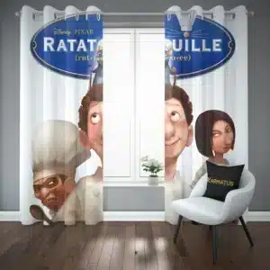 پرده پانچ طرح موش سراشپز Ratatouille