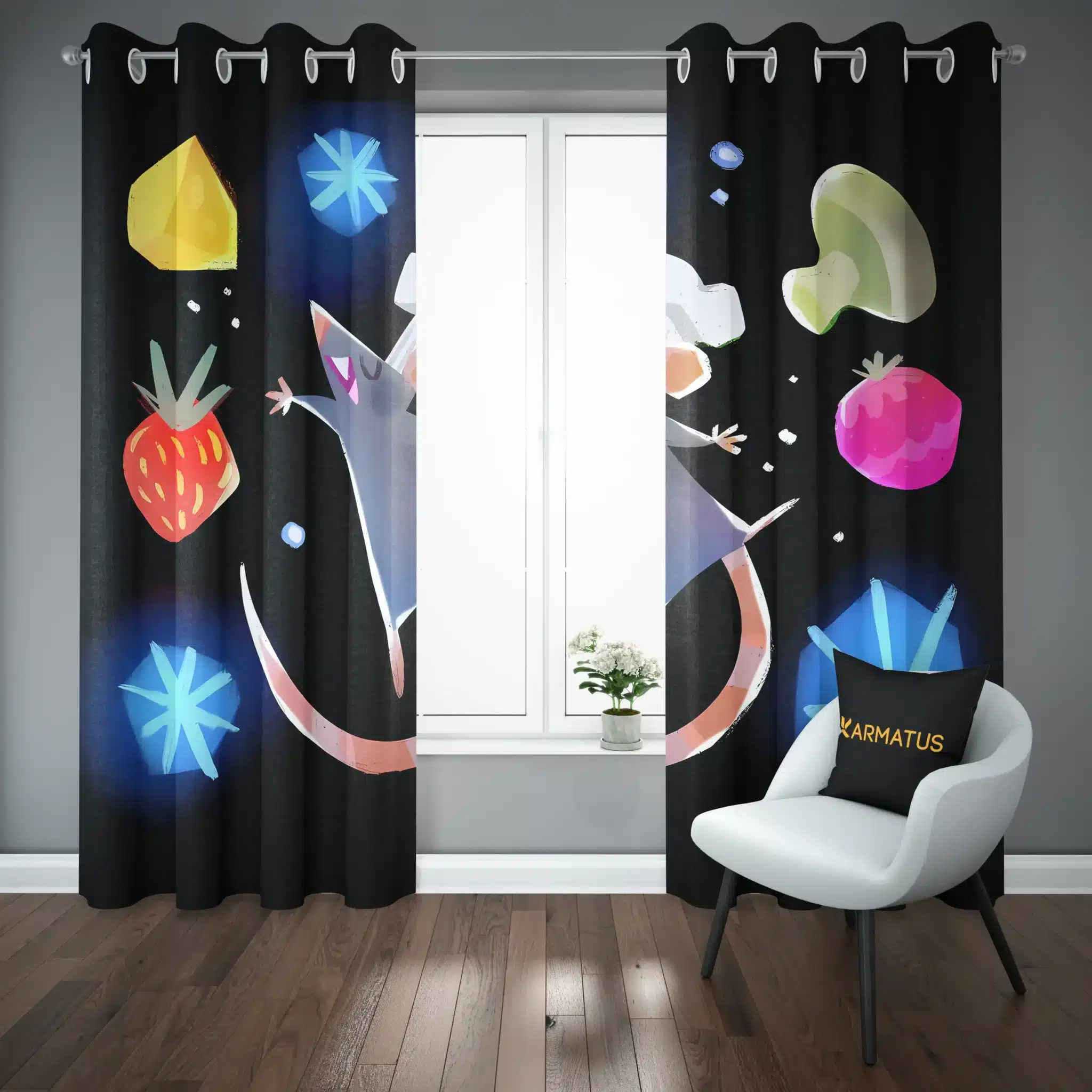 پرده پانچ طرح موش سراشپز Ratatouille کد 5 3,499,000 تومان &Ndash; کارماتوس پرده پانچ طرح موش سراشپز Ratatouille