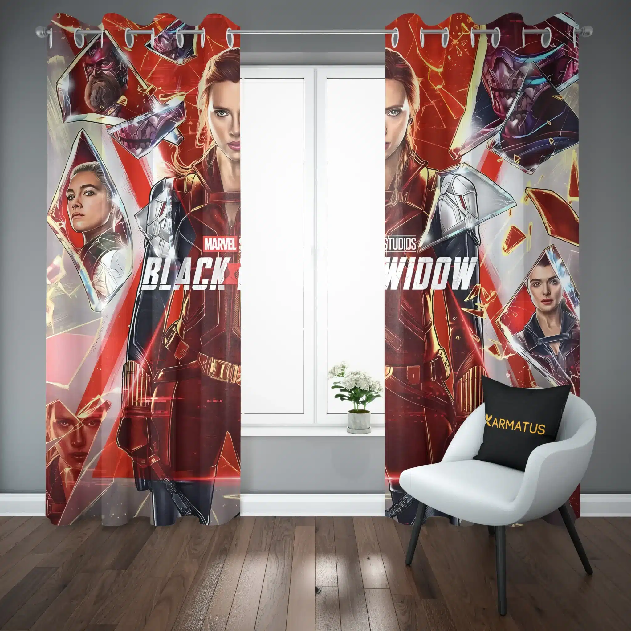 پرده پانچ طرح بیوه سیاه Black Widow کد 5 3,499,000 تومان &Ndash; کارماتوس پرده پانچ طرح بیوه سیاه Black Widow