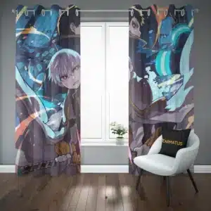 پرده پانچ طرح فایر فورس Fire Force