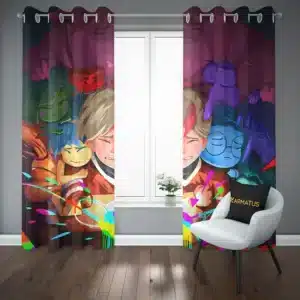 پرده پانچ طرح درون و بیرون Inside Out 2