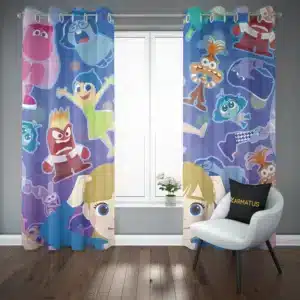 پرده پانچ طرح درون و بیرون Inside Out 2