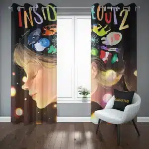 پرده پانچ طرح درون و بیرون Inside Out 2