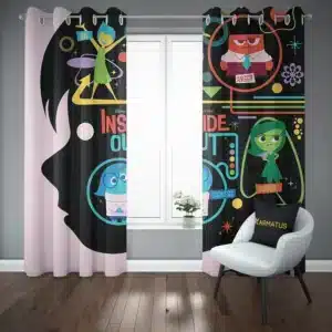 پرده پانچ طرح درون و بیرون Inside Out 2