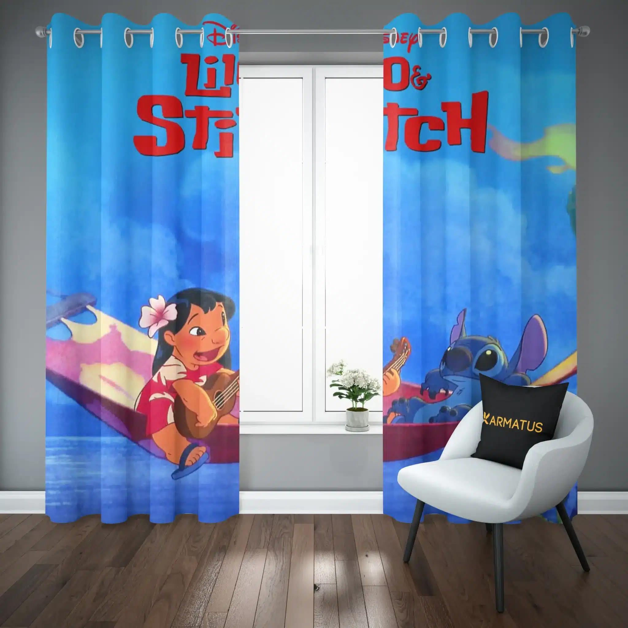 پرده پانچ طرح لیلو و استیچ Lilo &Amp; Stitch کد 2 3,499,000 تومان &Ndash; کارماتوس پرده پانچ طرح لیلو و استیچ Lilo &Amp; Stitch