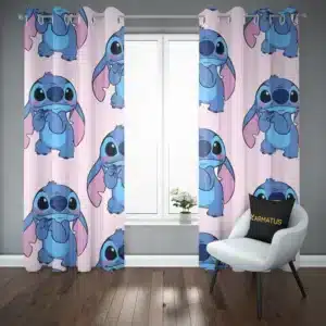 پرده پانچ طرح لیلو و استیچ Lilo &Amp; Stitch