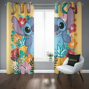 پرده پانچ طرح لیلو و استیچ Lilo &Amp; Stitch