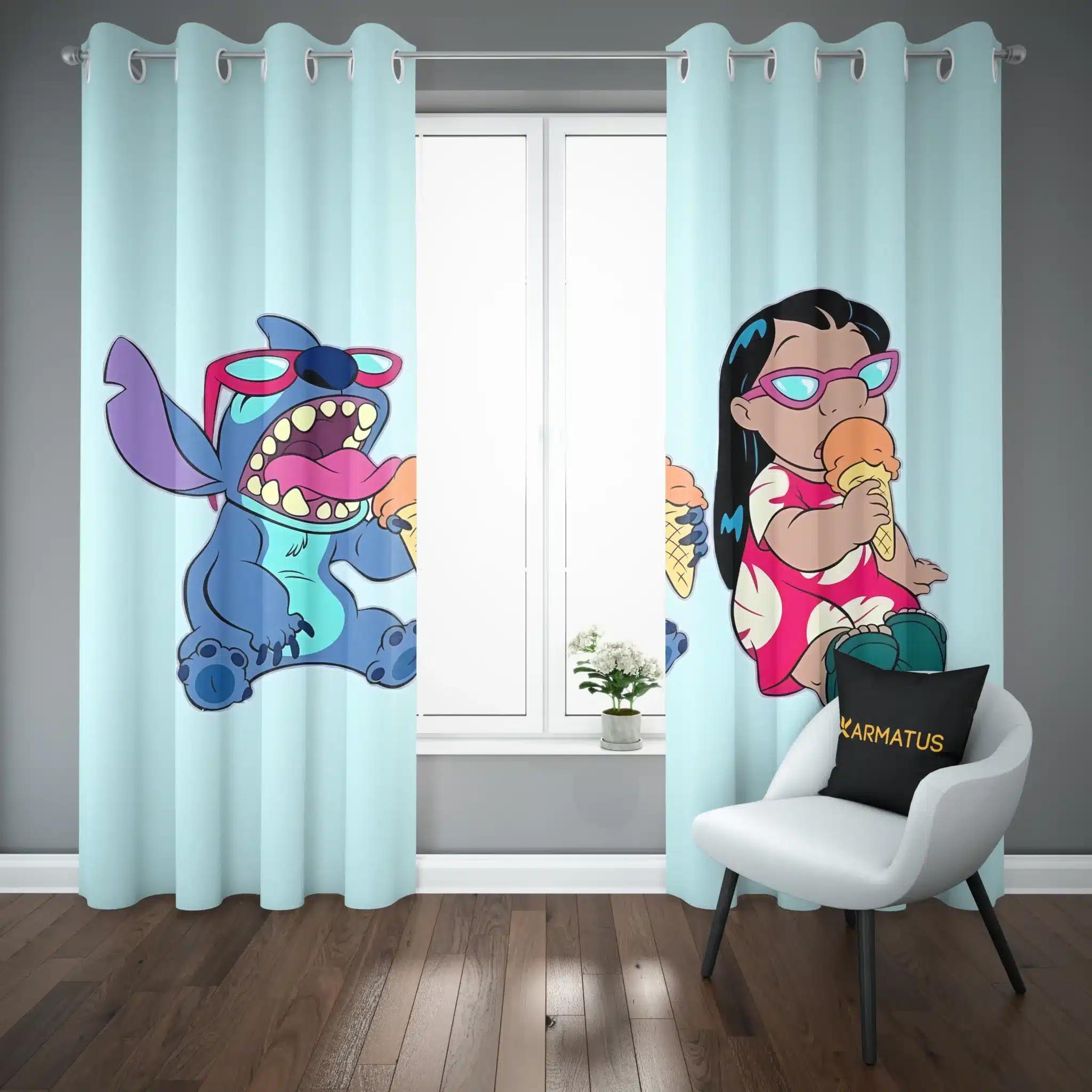 پرده پانچ طرح لیلو و استیچ Lilo &Amp; Stitch کد 7 3,499,000 تومان &Ndash; کارماتوس پرده پانچ طرح لیلو و استیچ Lilo &Amp; Stitch