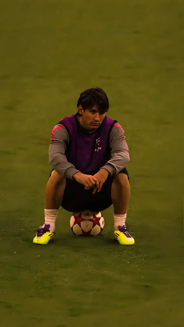 والپیپر لئو مسی در باشگاه بارسلونا