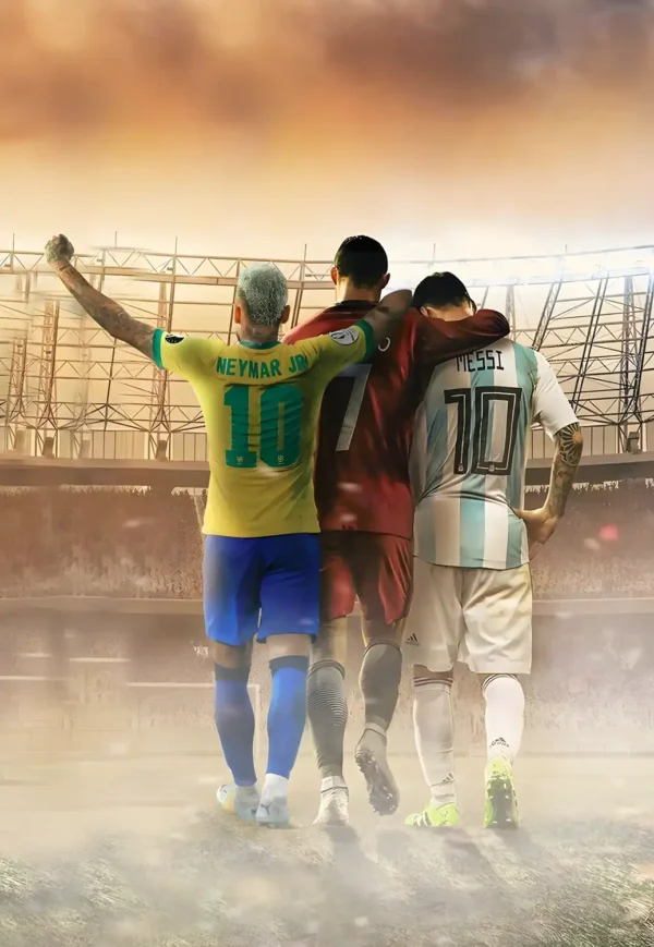 والپیپر 4K مسی بهترین بازیکن تاریخ فوتبال