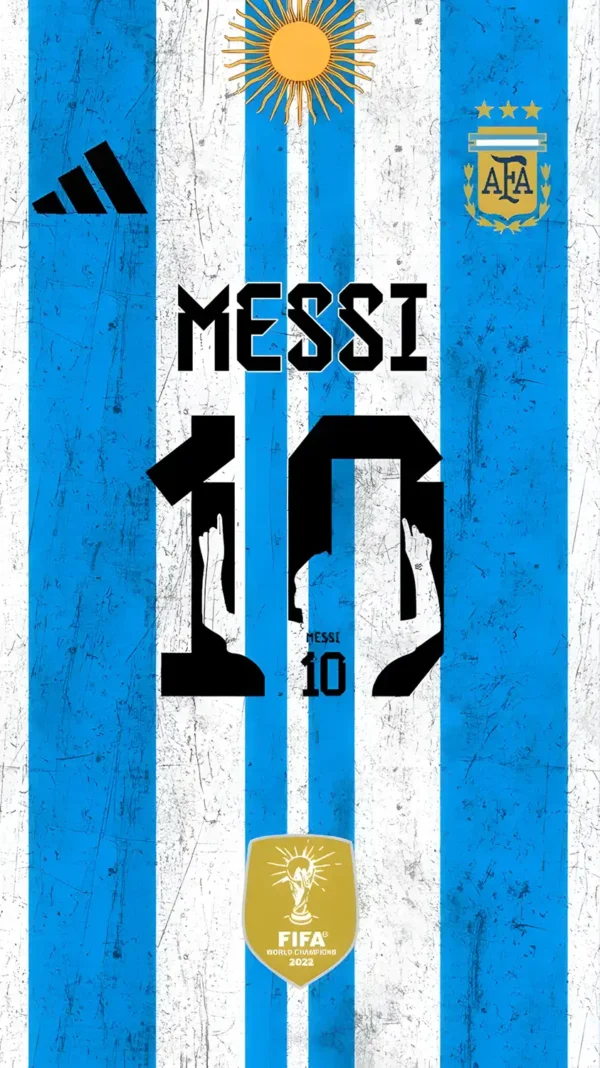 طراحی مینیمال و هنری از لیونل مسی