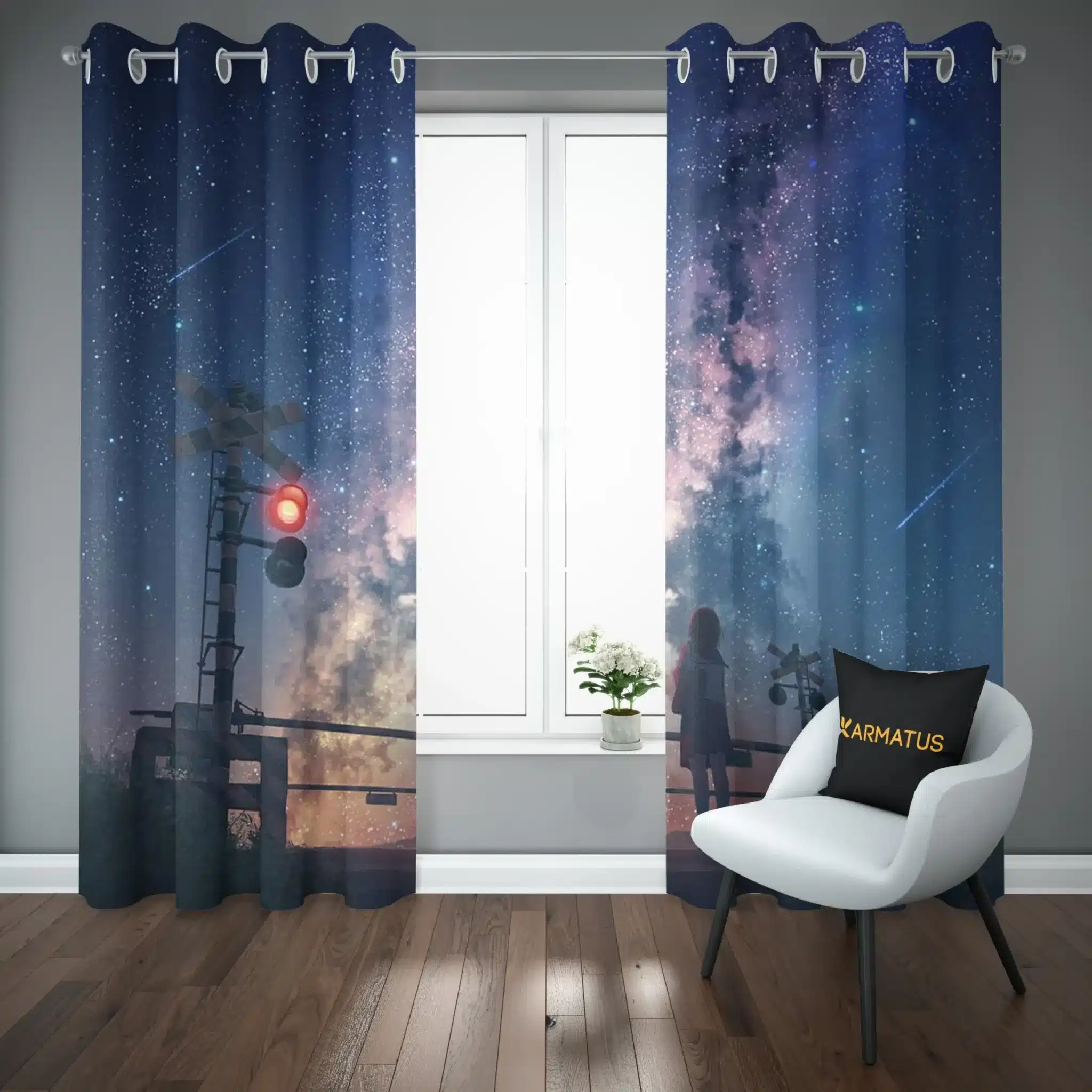 پرده پانچ طرح اسمان شب و ستاره Sky Night &Amp; Stars کد 3 3,499,000 تومان &Ndash; کارماتوس پرده پانچ طرح اسمان شب و ستاره Sky Night &Amp; Stars