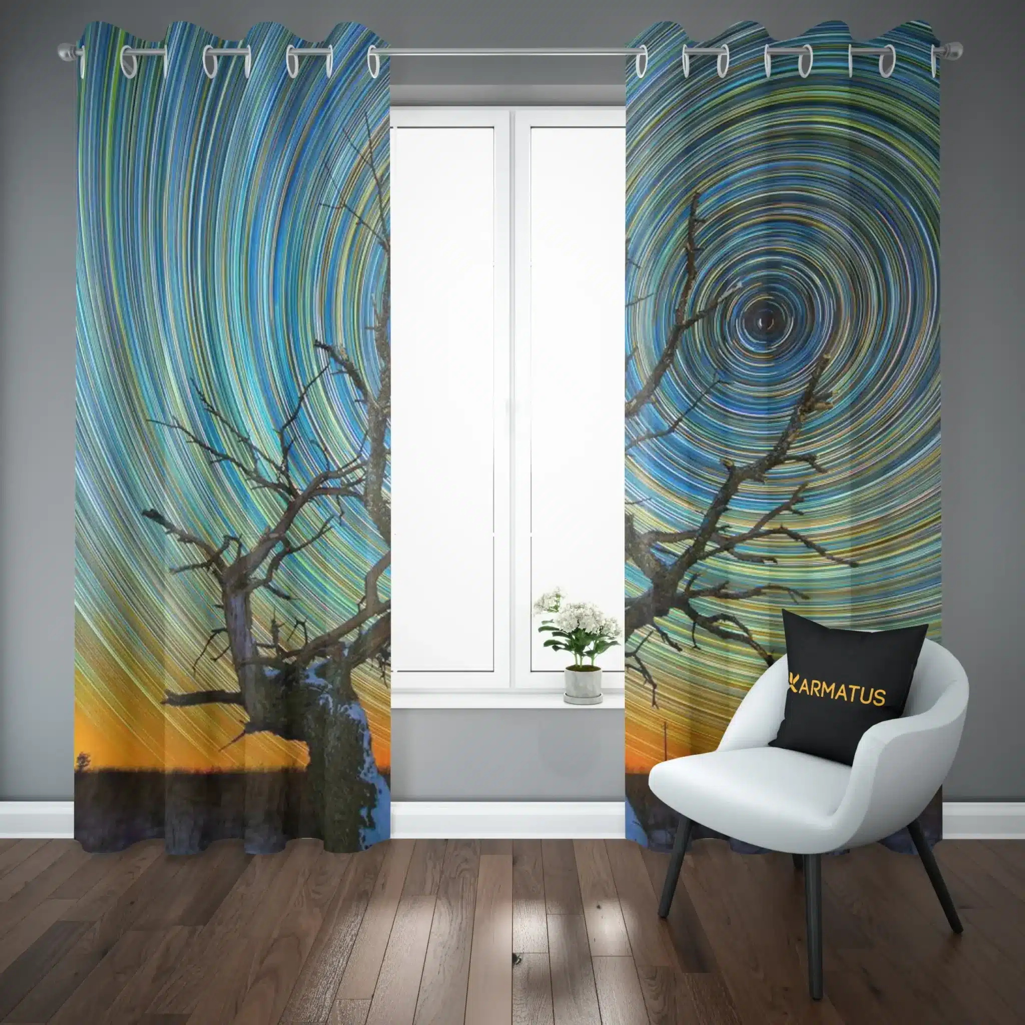 پرده پانچ طرح اسمان شب و ستاره Sky Night &Amp; Stars کد 10 3,499,000 تومان &Ndash; کارماتوس پرده پانچ طرح اسمان شب و ستاره Sky Night &Amp; Stars