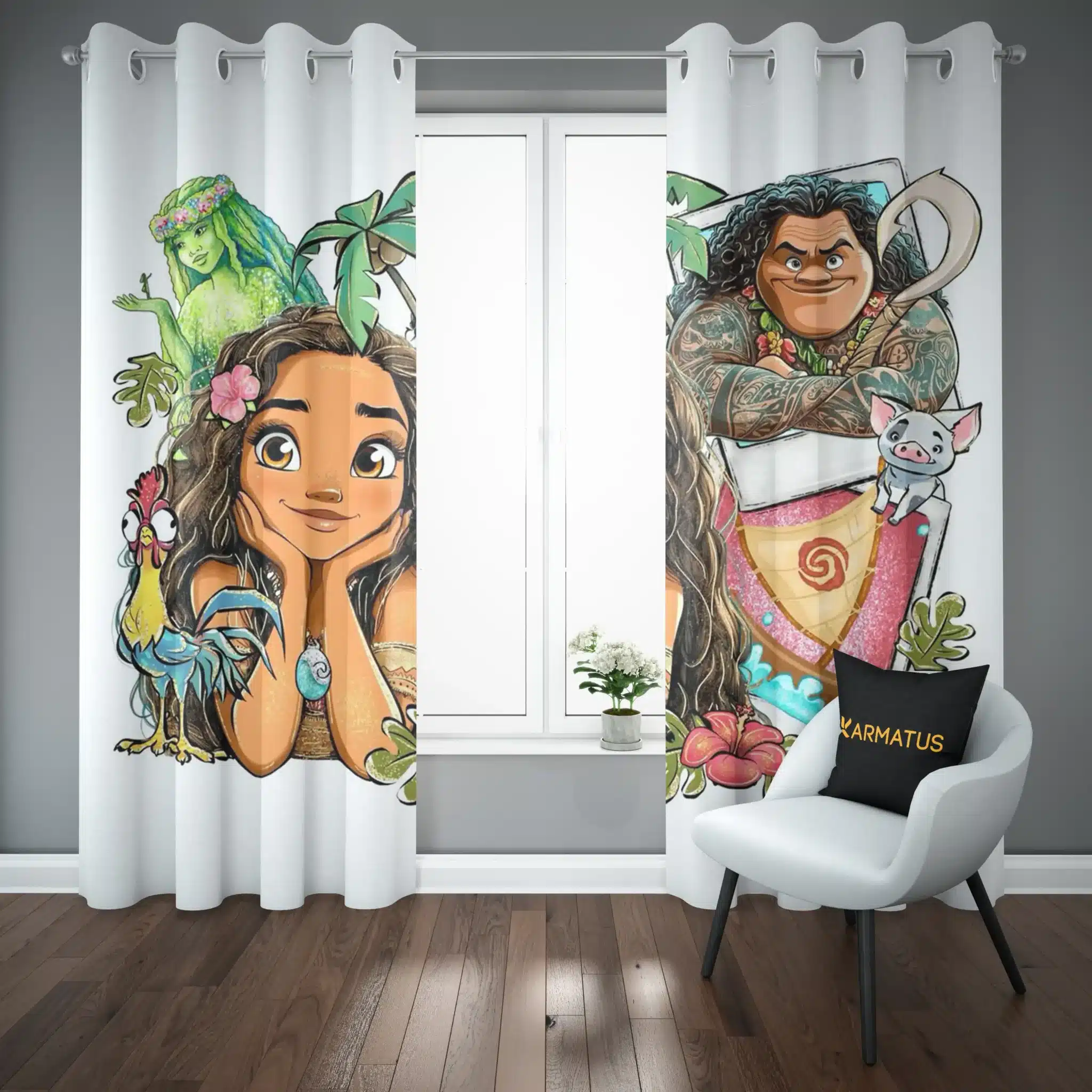 پرده پانچ طرح موانا Moana کد 5 3,499,000 تومان &Ndash; کارماتوس پرده پانچ طرح موانا Moana