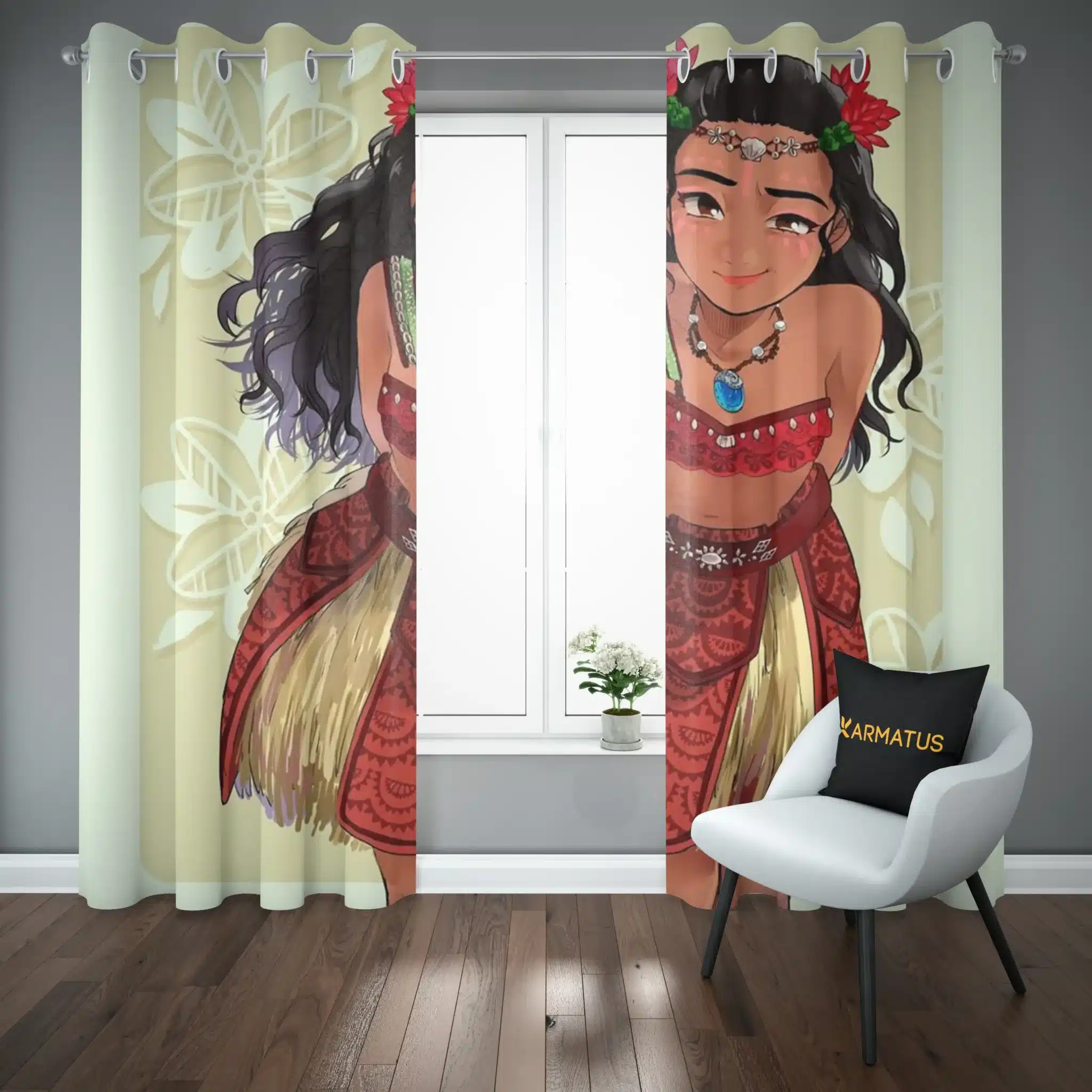 پرده پانچ طرح موانا Moana کد 7 3,499,000 تومان &Ndash; کارماتوس پرده پانچ طرح موانا Moana