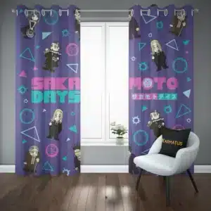 پرده پانچ طرح روز های ساکاماتو Sakamoto Days