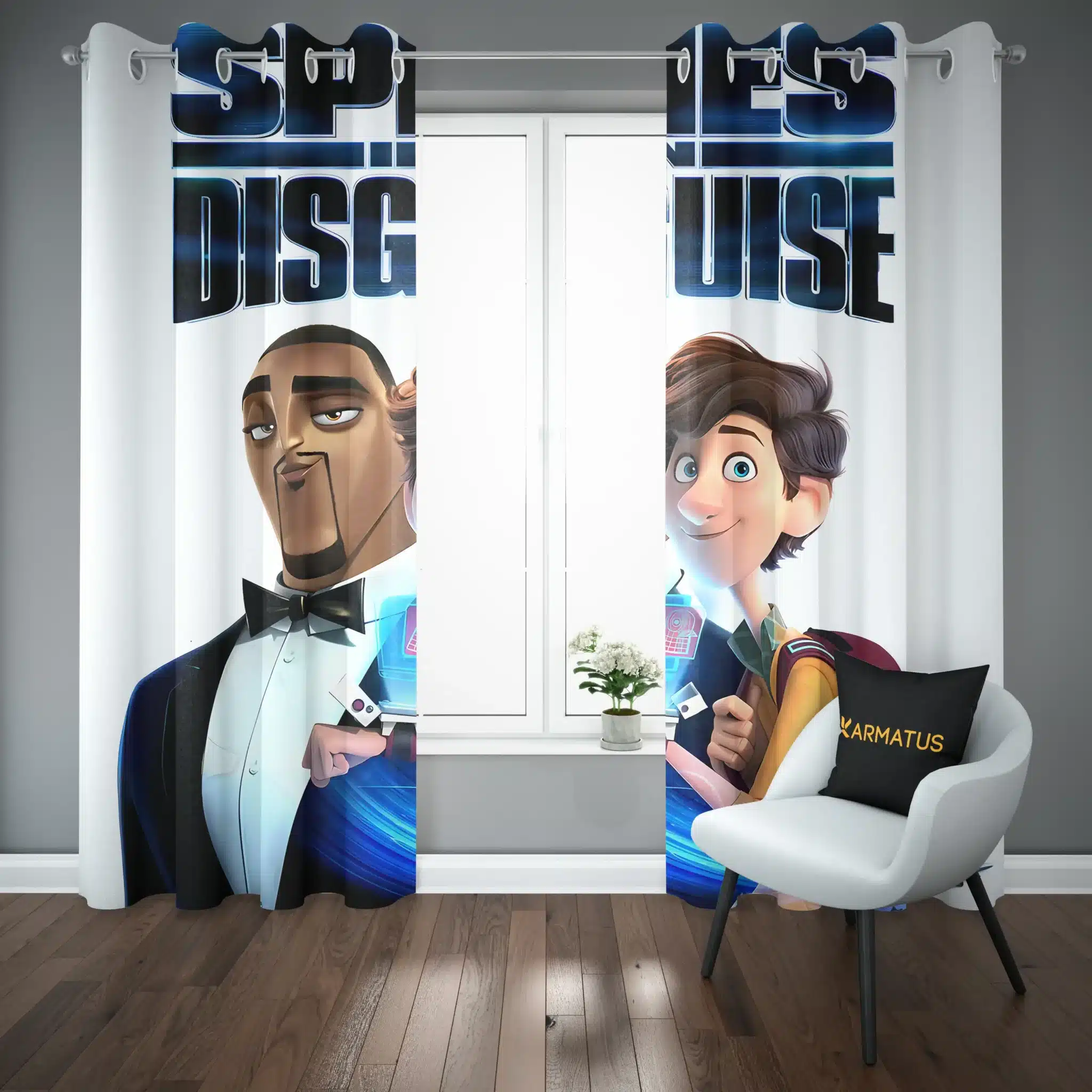 پرده پانچ طرح جاسوسان نامحسوس Spies In Disguise کد 4 3,499,000 تومان &Ndash; کارماتوس پرده پانچ طرح جاسوسان نامحسوس Spies In Disguise