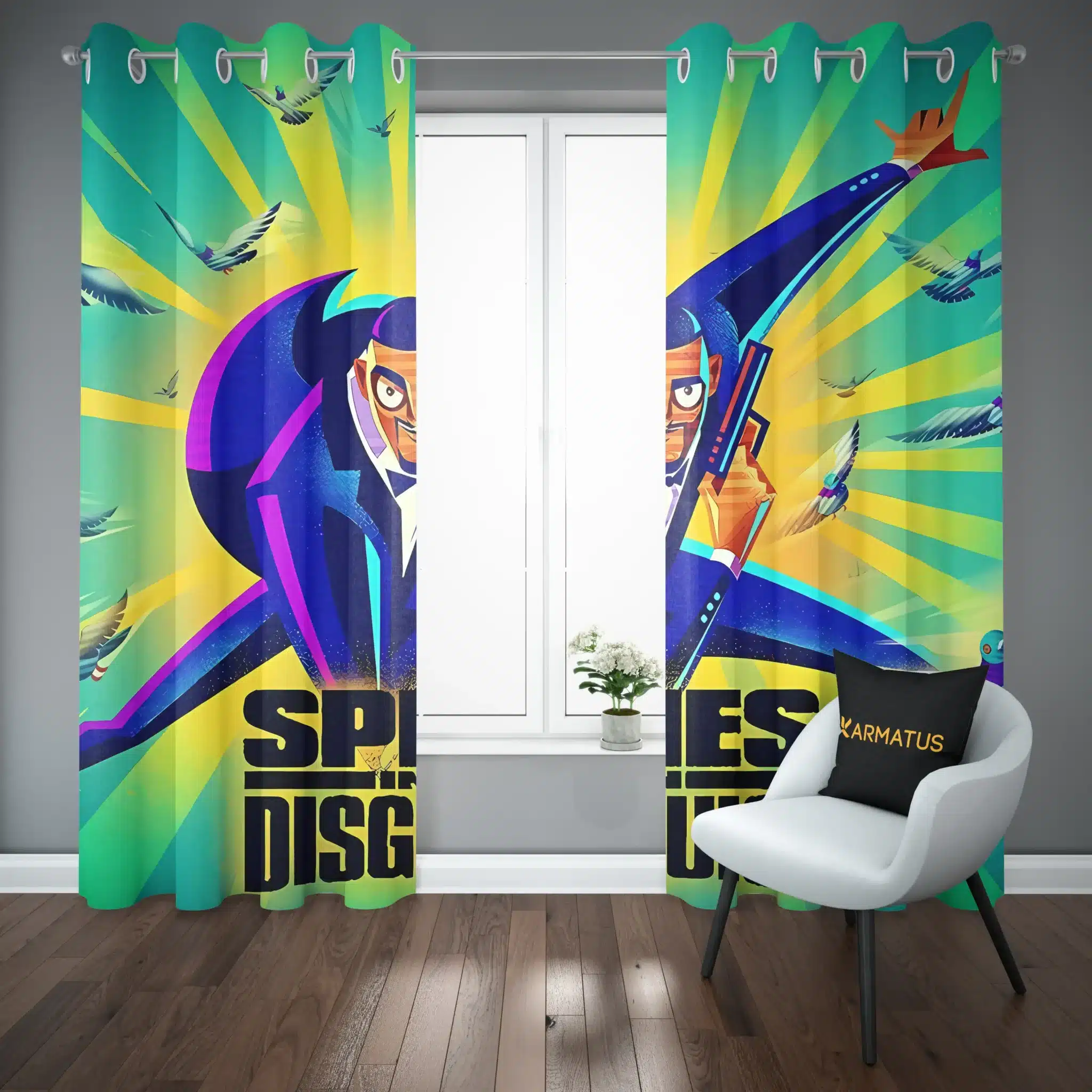 پرده پانچ طرح جاسوسان نامحسوس Spies In Disguise کد 6 3,499,000 تومان &Ndash; کارماتوس پرده پانچ طرح جاسوسان نامحسوس Spies In Disguise