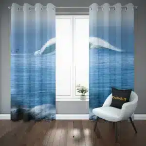 پرده پانچ طرح موج سواری Surfing Vibes