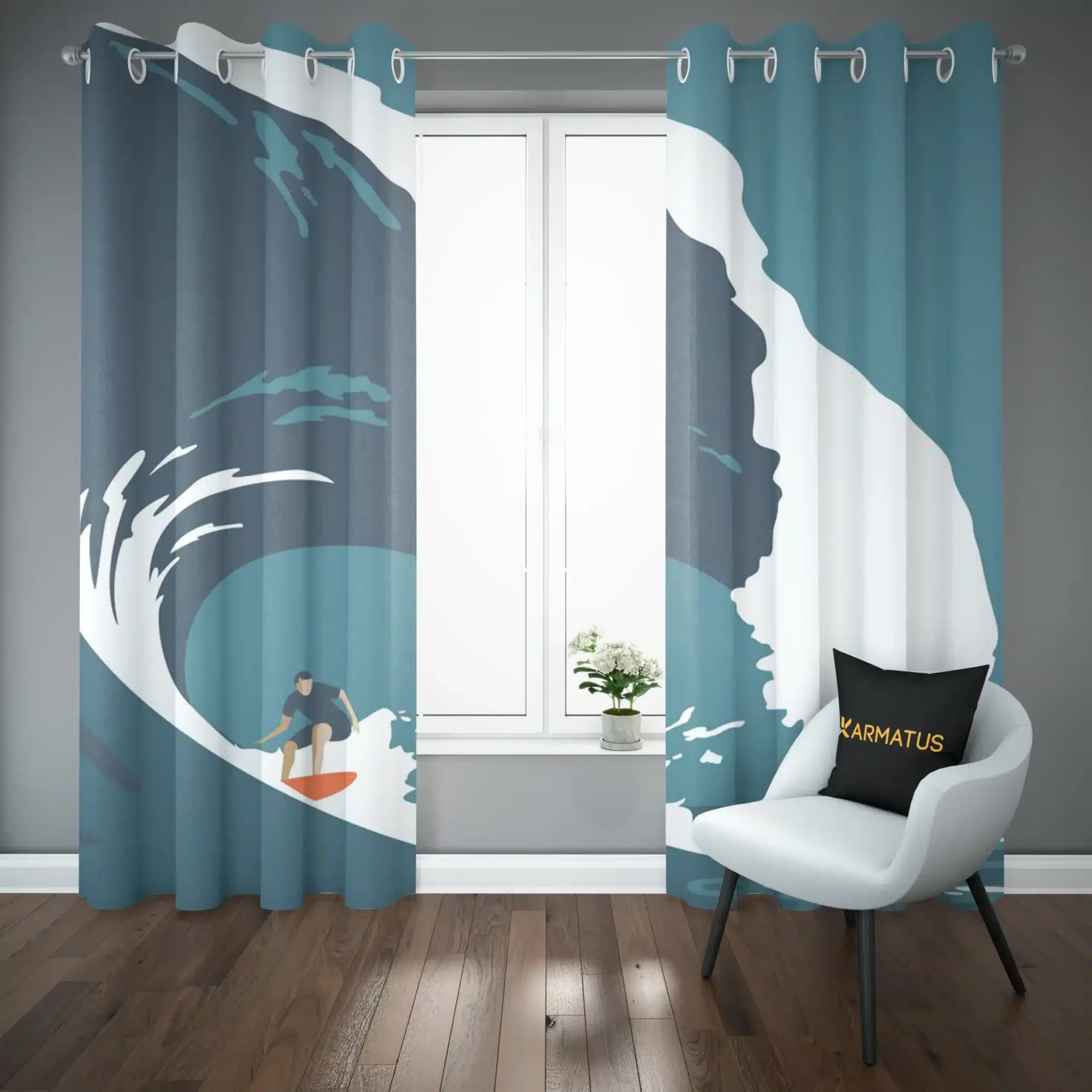 پرده پانچ طرح موج سواری Surfing Vibes کد 2 3,499,000&Nbsp;تومان &Ndash; کارماتوس پرده پانچ طرح موج سواری Surfing Vibes