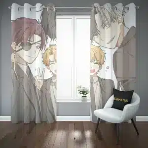 پرده پانچ طرح باد شکن Wind Breaker