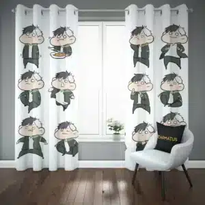 پرده پانچ طرح باد شکن Wind Breaker