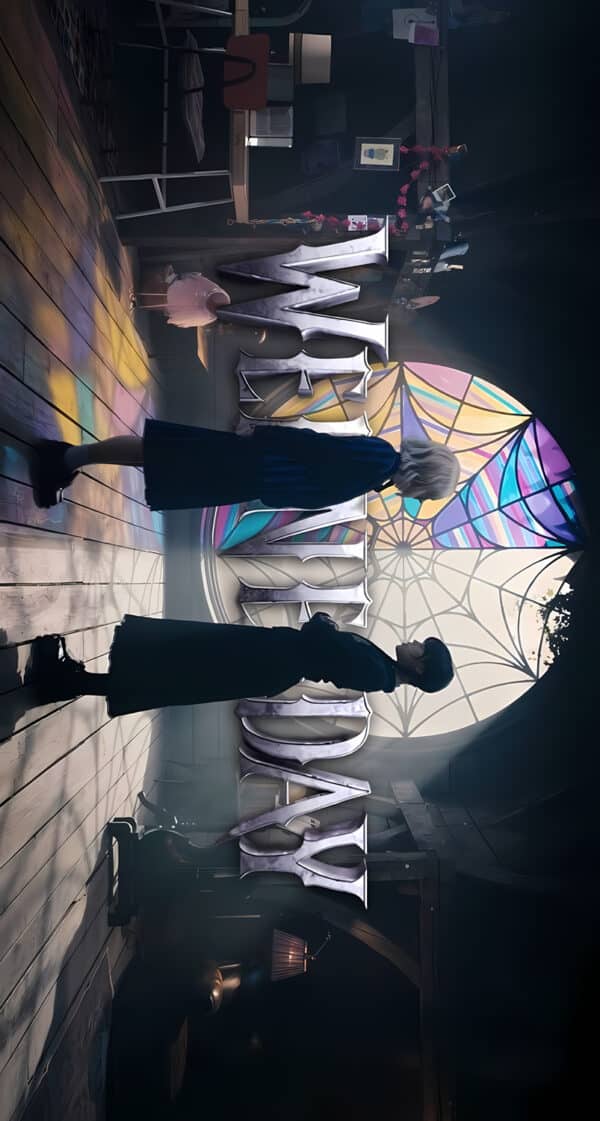 والپیپر فصل 2 سریال Wednesday با فضای تاریک و اسرارآمیز - والپیپر Hd