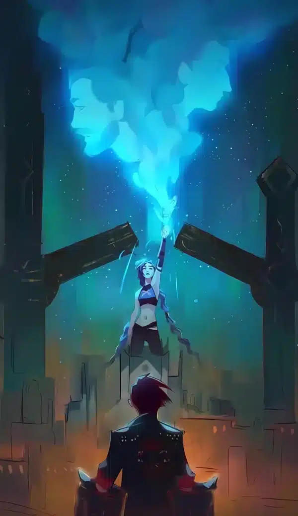 والپیپر آرکین برای موبایل با طراحی عمودی