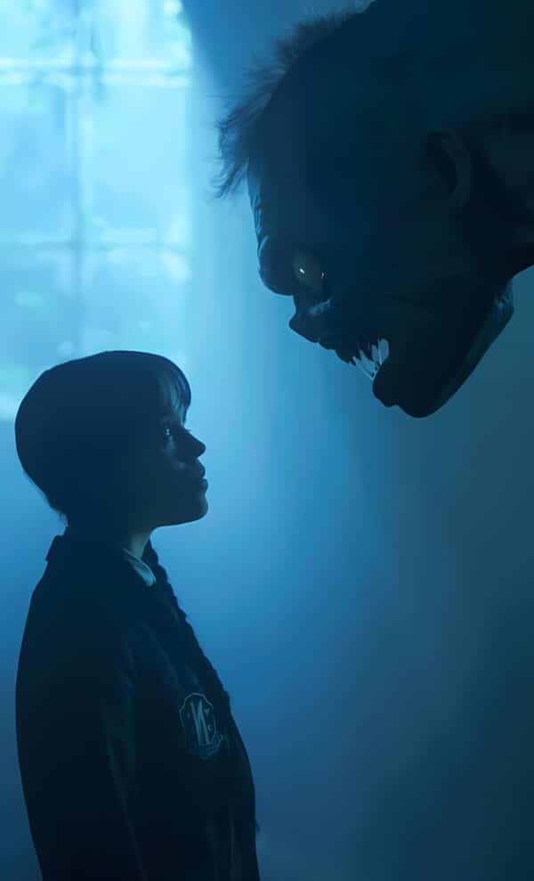 جنا اورتگا در نقش ونزدی آدامز در Nevermore Academy - والپیپر Hd