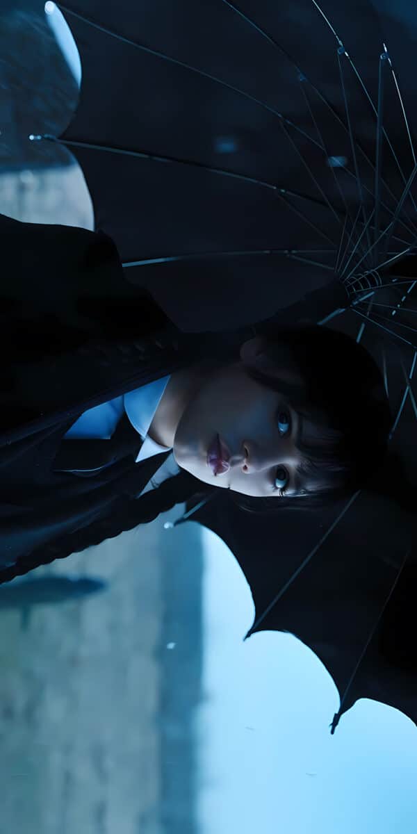 جنا اورتگا در نقش ونزدی آدامز در Nevermore Academy - والپیپر Hd