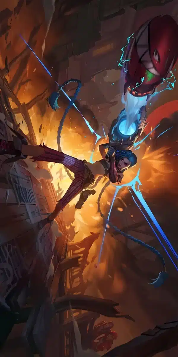 والپیپر جینکس از سریال آرکین با پس‌زمینه زائون