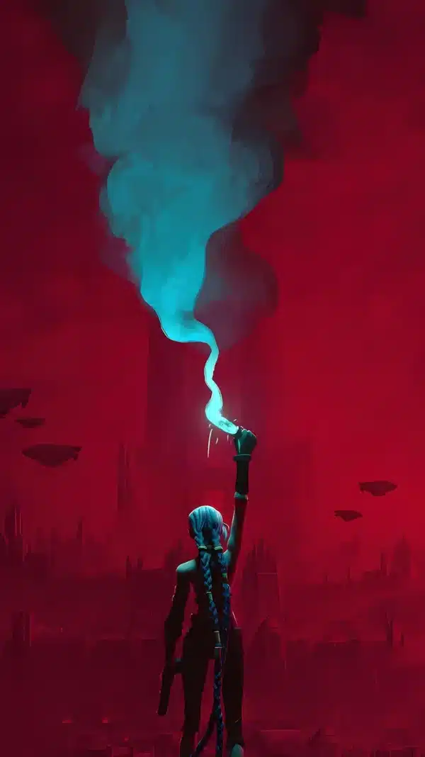 والپیپر جینکس از سریال آرکین با پس‌زمینه زائون