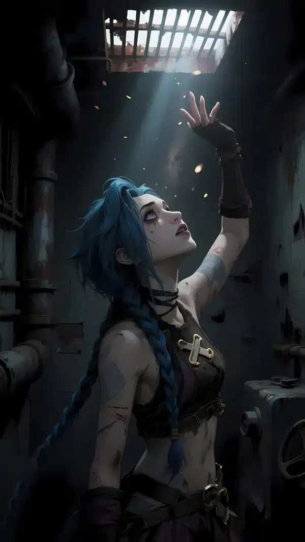 والپیپر جینکس از سریال آرکین با پس‌زمینه زائون