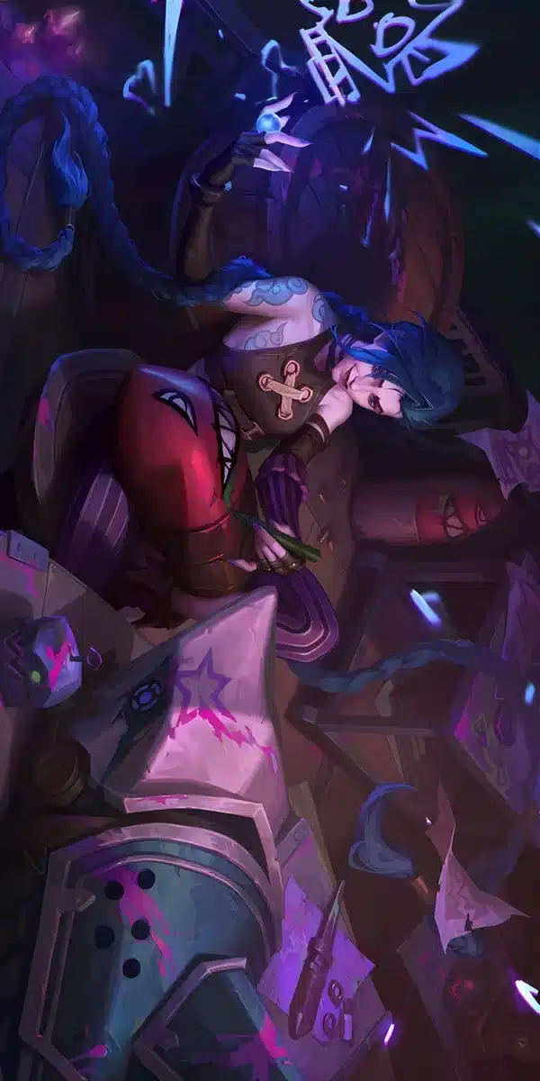 والپیپر جینکس از سریال آرکین با پس‌زمینه زائون