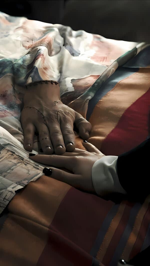 ونزدی آدامز با Thing (دست زنده) - والپیپر 4K