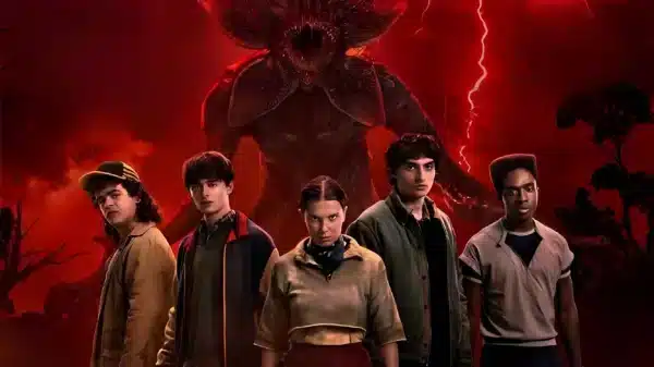 پوستر رسمی فصل 5 سریال Stranger Things با Vecna - والپیپر 4K
