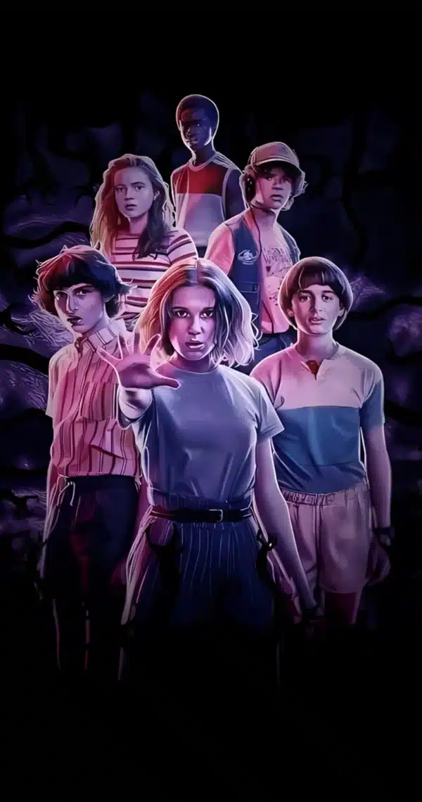 تمام کاراکترهای اصلی Stranger Things 5 - والپیپر گروهی 4K