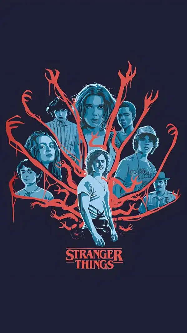 تمام کاراکترهای اصلی Stranger Things 5 - والپیپر گروهی 4K