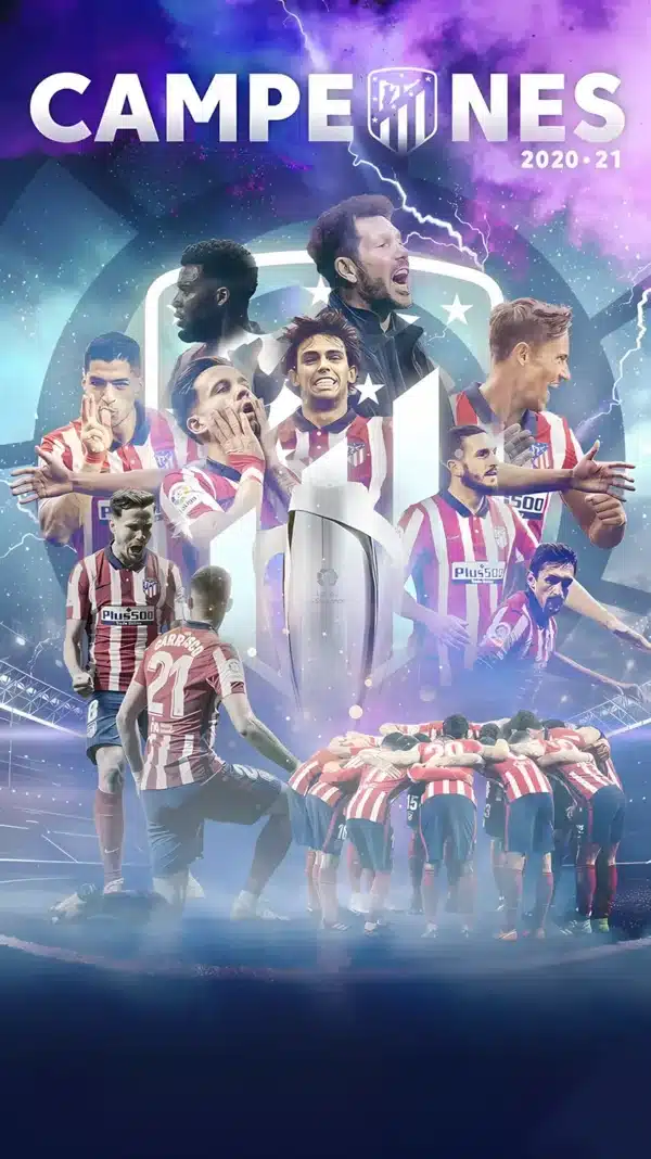 والپیپر Atletico Madrid افتخارات و قهرمانی‌های تاریخی