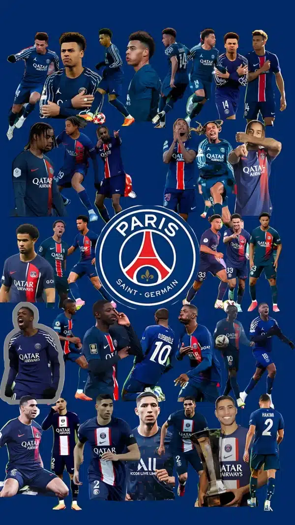 تصویر کیلیان امباپه در لباس پاریس سن ژرمن