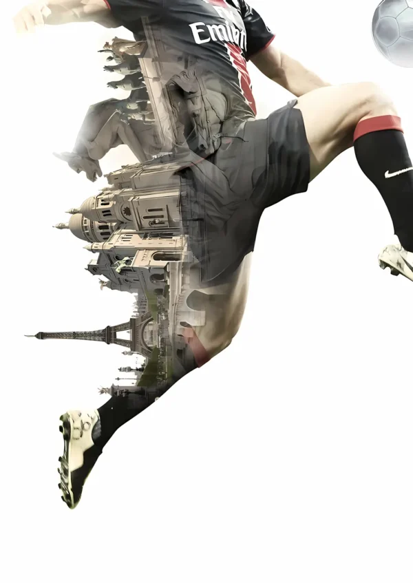 والپیپر پاریس سن ژرمن با ترکیب تیم کامل