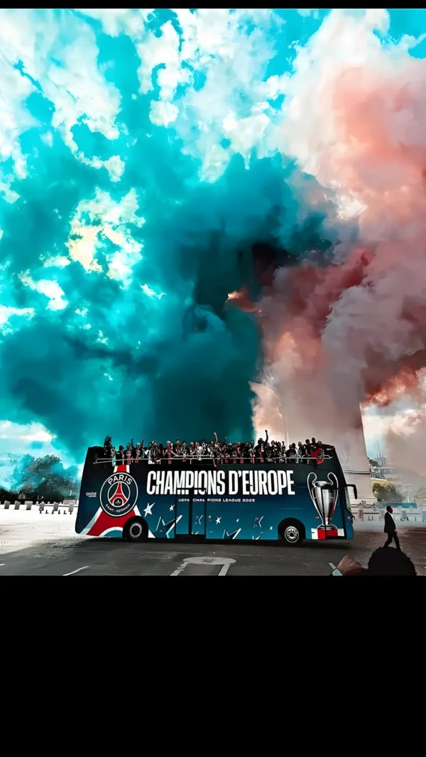 والپیپر پاشریس سن ژرمن با ترکیب تیم کامل